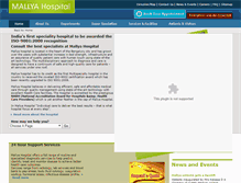 Tablet Screenshot of mallyahospital.net